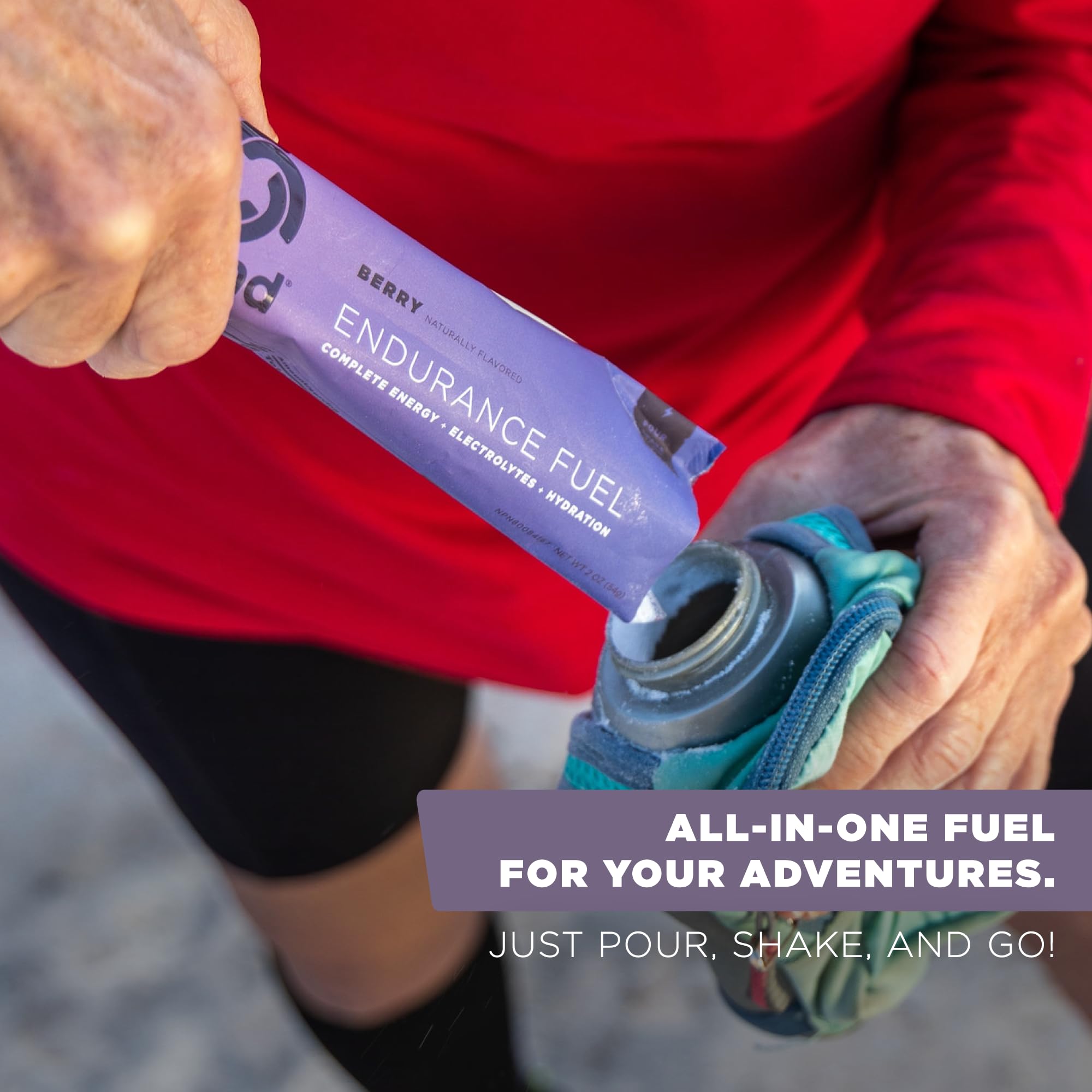Tailwind Endurance Fuel Raspberry Buzz, caffeinated flavor for energized rides.