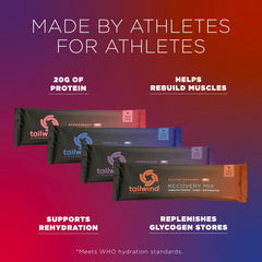 Tailwind Recovery Mix vanilla stick pack for fast hydration and recovery after training