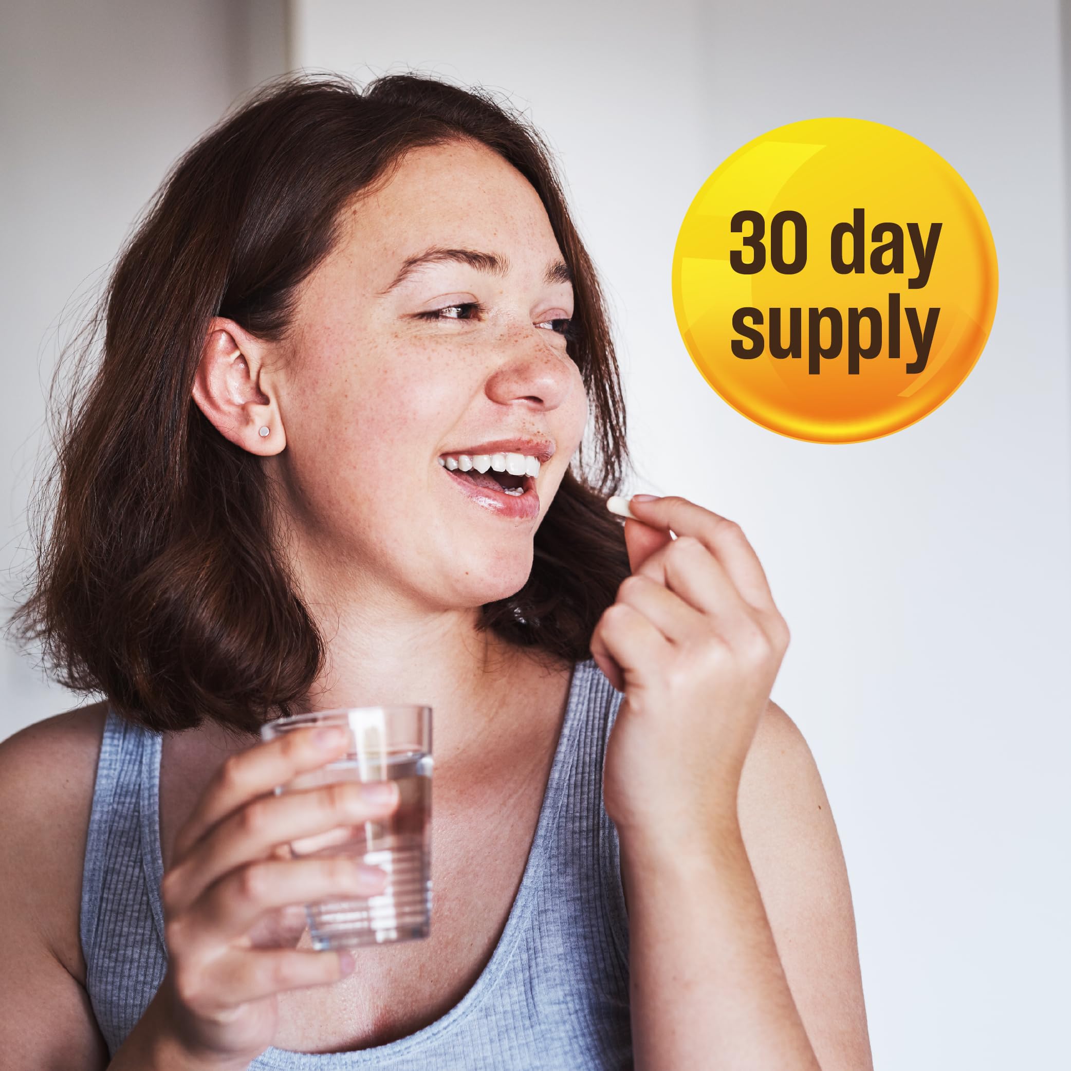 Talya Biotin 60 tablets count on packaging for long-term use.