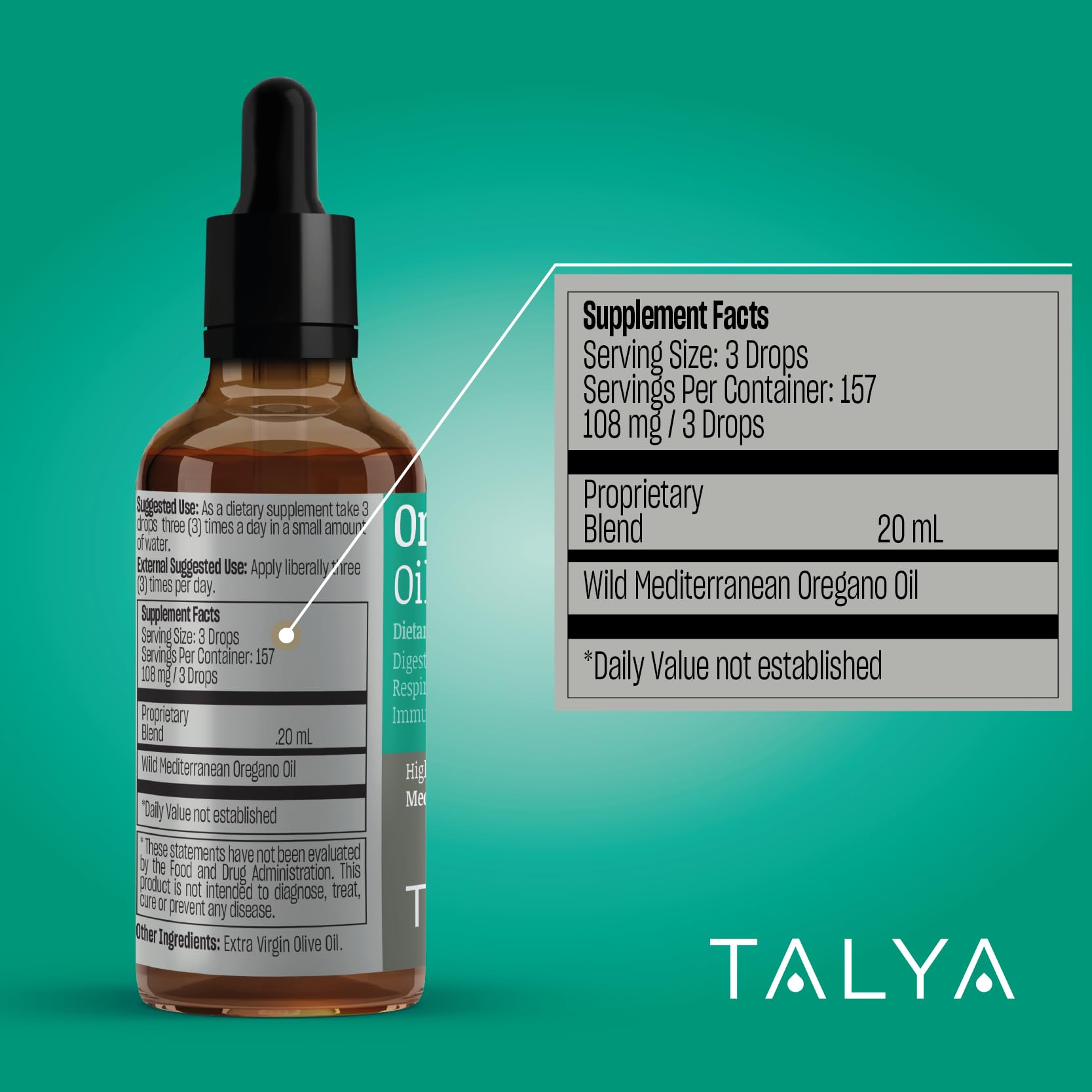 Talya Oregano plants and Mediterranean mountains underscoring natural sourcing