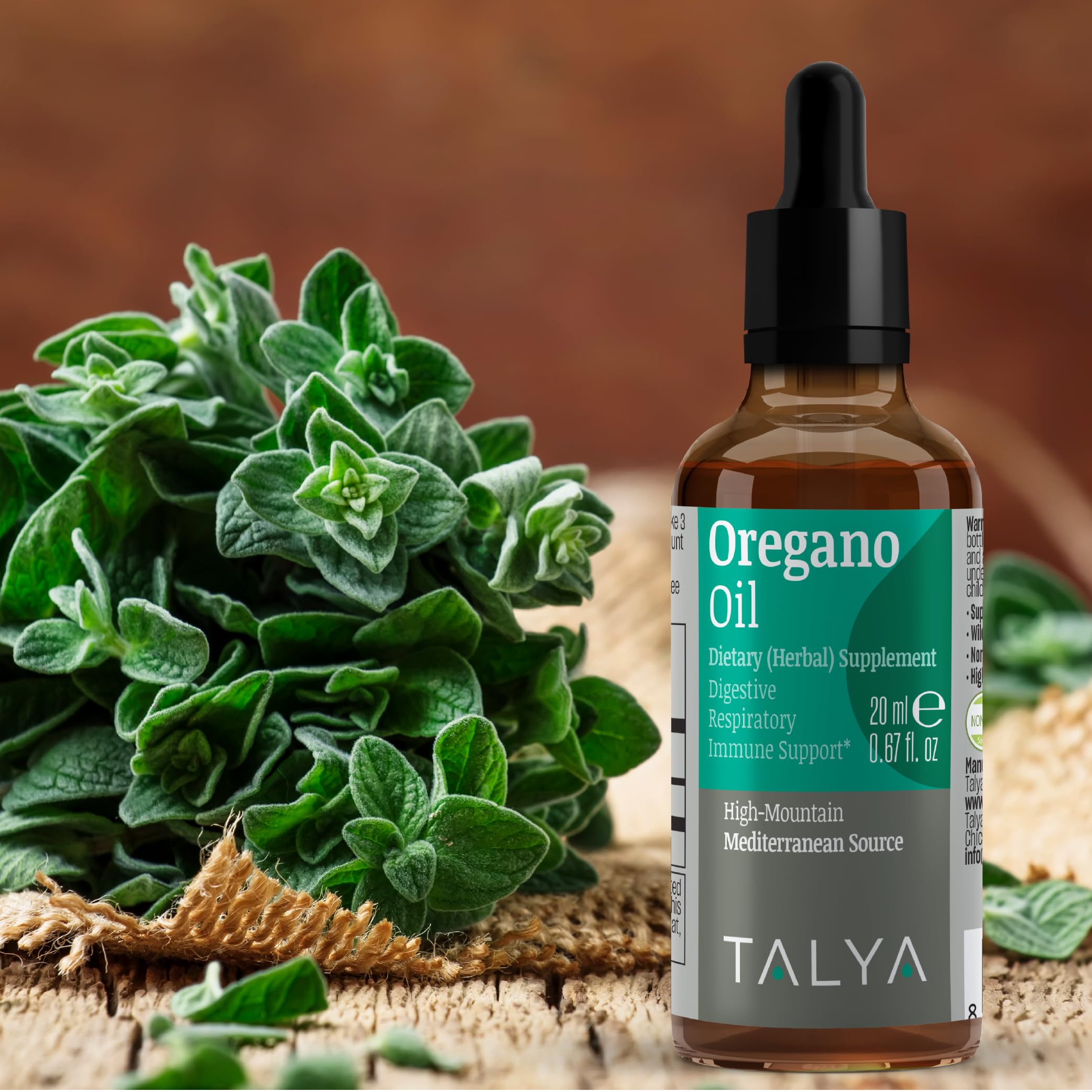 Talya Oregano Oil infused with extra virgin olive oil for balanced flavor