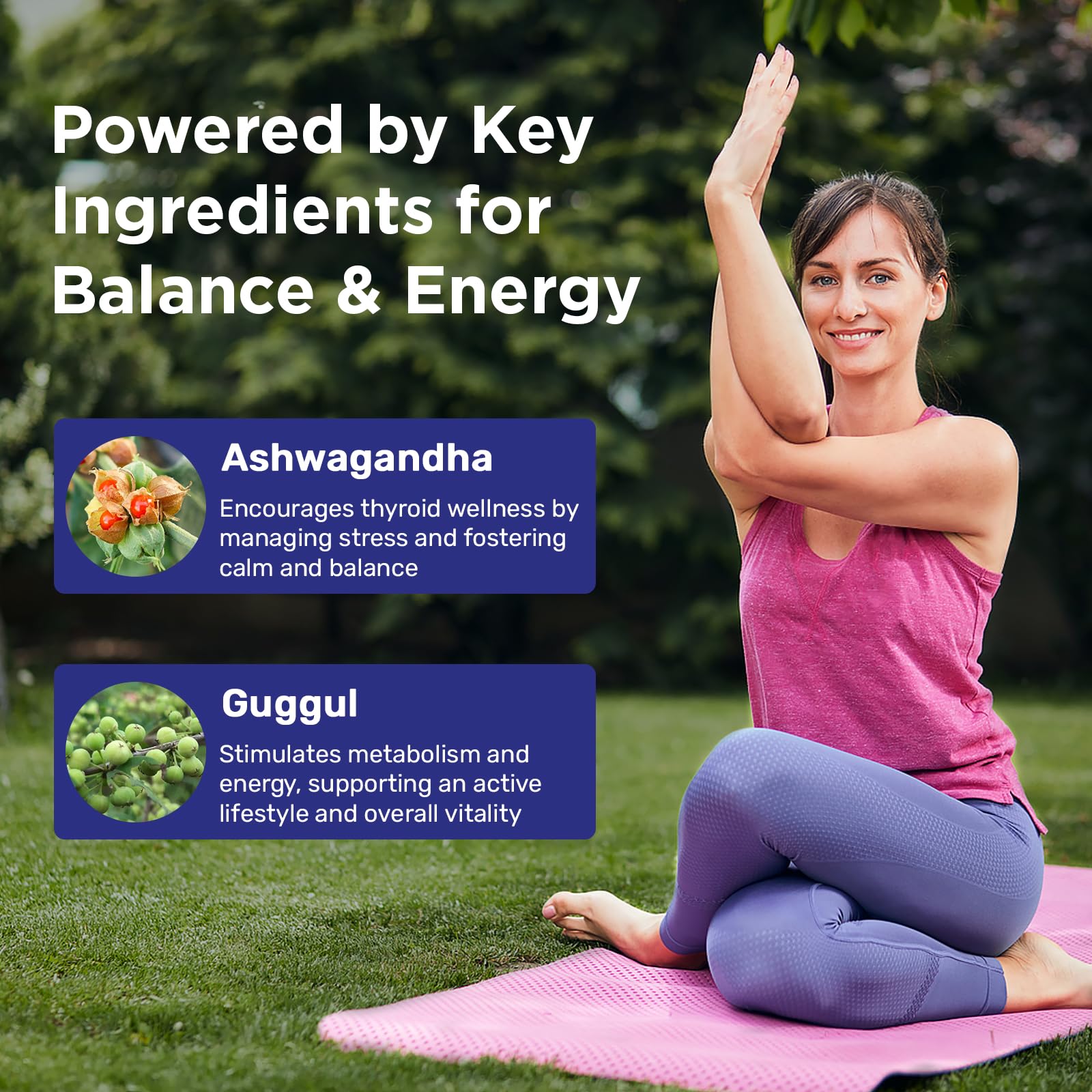 Bottle highlights standardized extracts for consistent potency