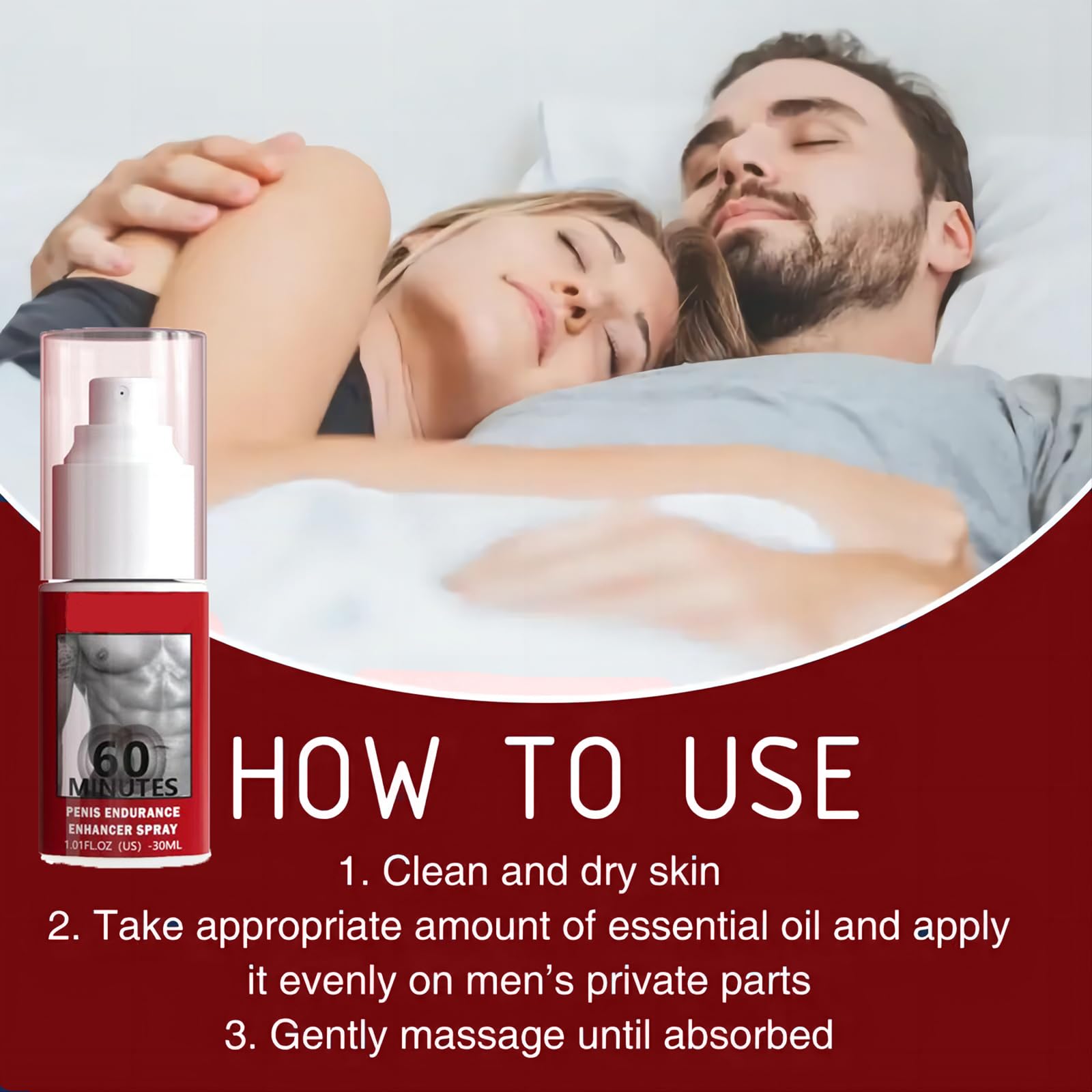 TANHUKEN travel-size delay spray pack supports on-the-go confidence