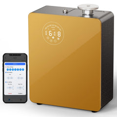 TANOXI Smart Waterless Diffuser front view highlights sleek metal finish