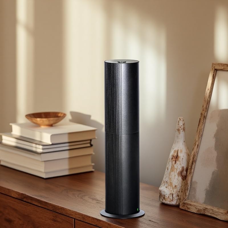 TANOXI Bluetooth waterless diffuser front view highlighting 100ml capacity for large spaces.