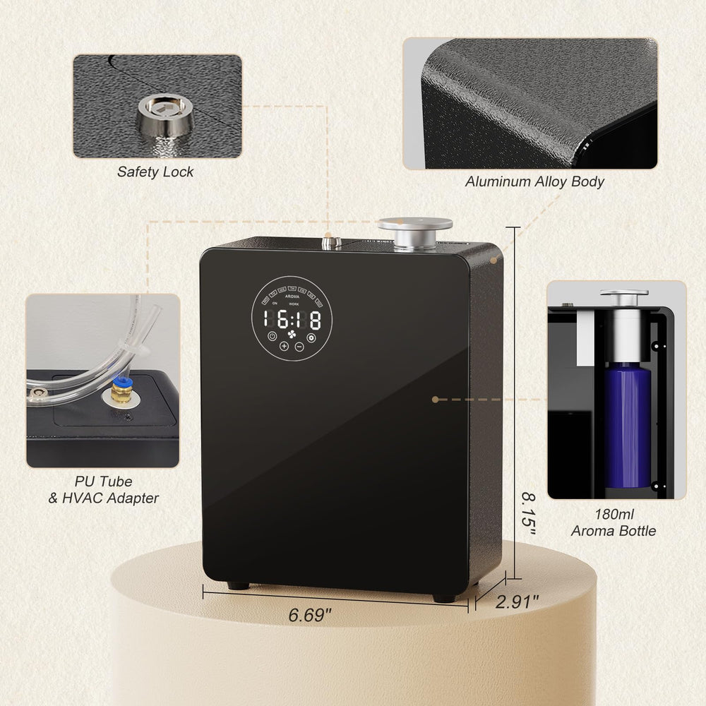 TANOXI diffuser covers up to 3,000 sq ft for larger rooms.