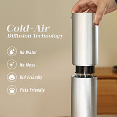Tanoxi diffuser app control on smartphone with Bluetooth for convenient scheduling.