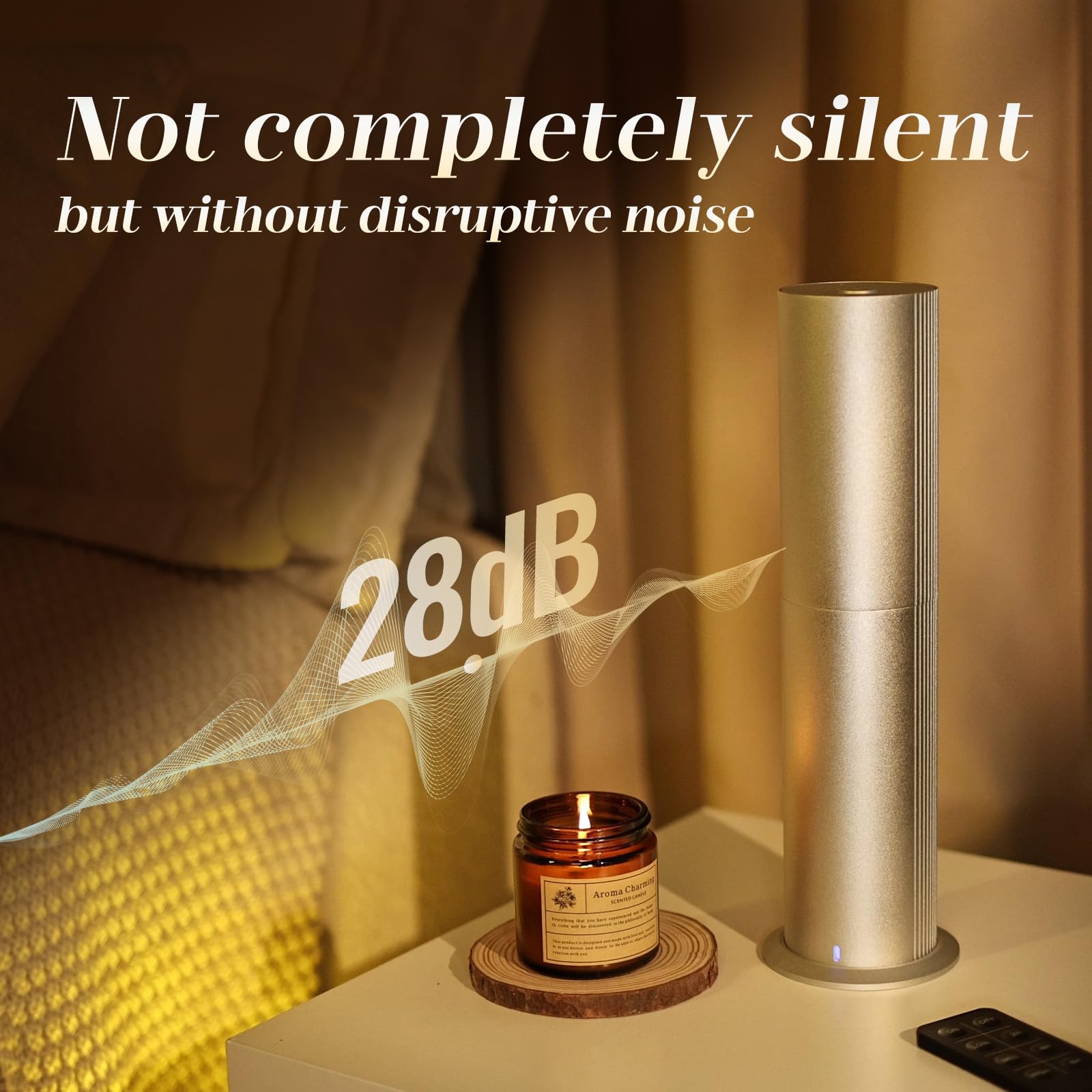 Tanoxi diffuser covers up to 2000 sq ft, ideal for large rooms and offices.