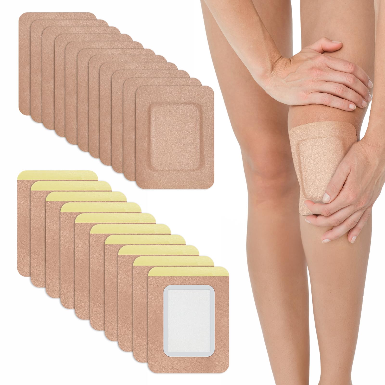 Taoscare castor oil pack wrap front view shows easy, no-wash setup for targeted areas.
