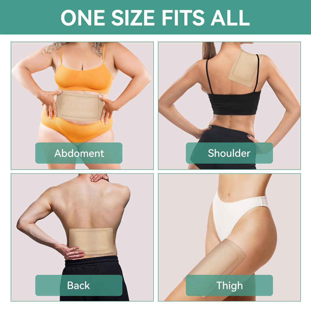 Taoscare castor oil pack wrap covers liver and waist area.