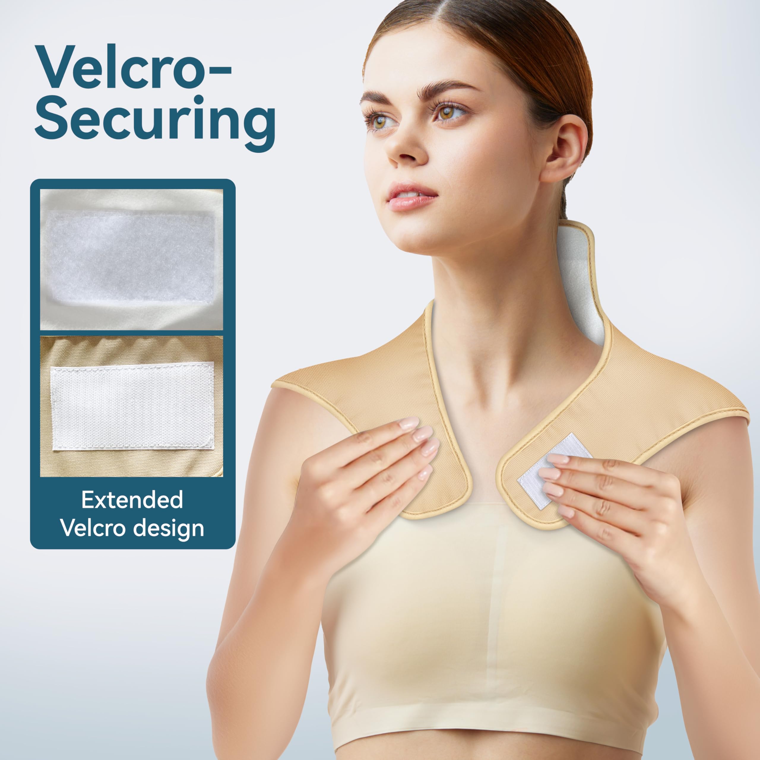 Taoscare wrap features organic cotton interior for soft, natural comfort.