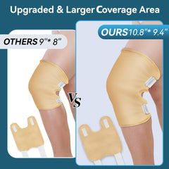 Taoscare castor oil pack wrap with adjustable Velcro for secure, customizable fit.