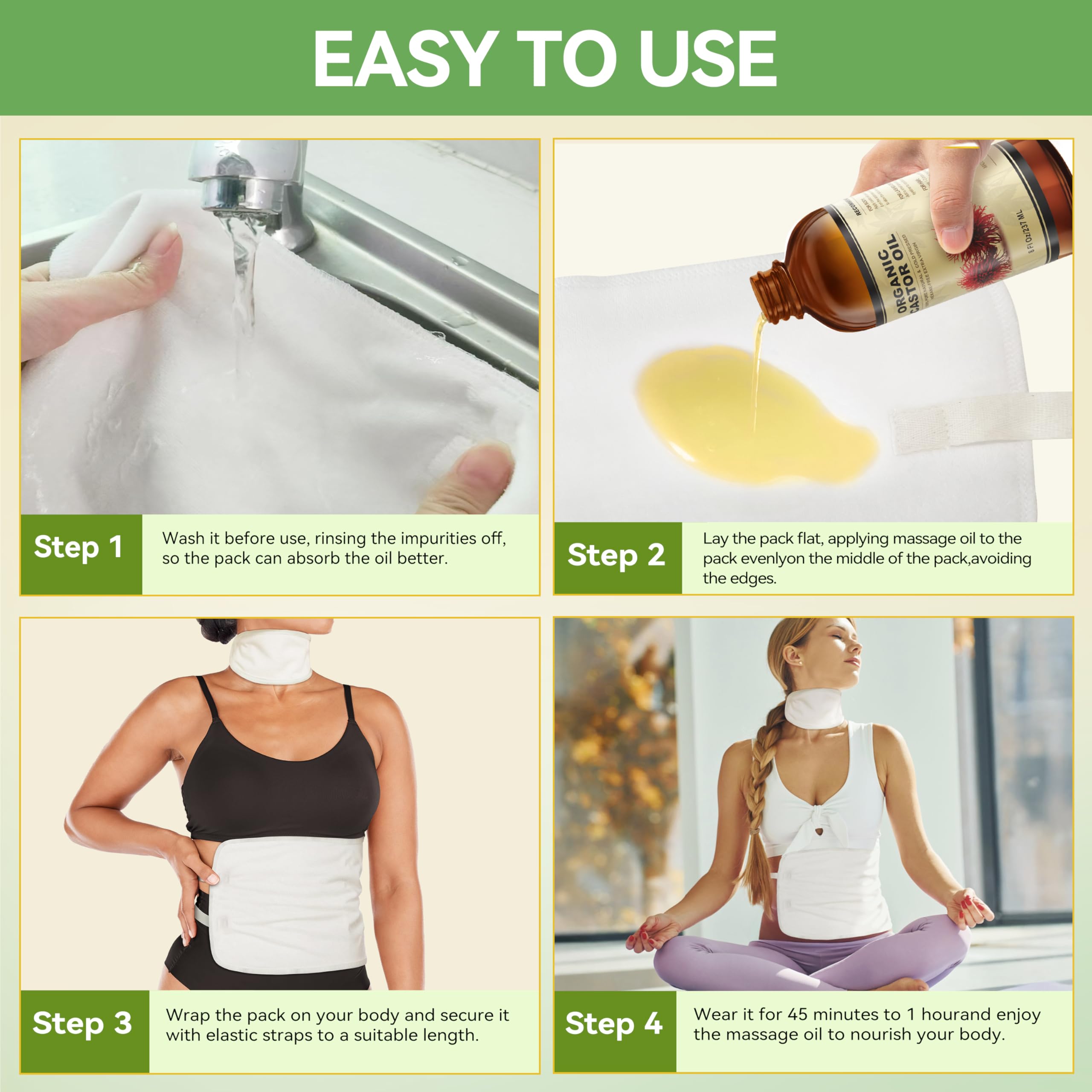 Taoscare machine washable and reusable design for long-lasting care.