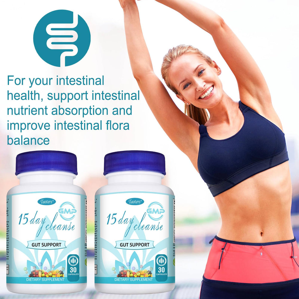 TAOTERS psyllium husk fiber blend close-up for digestive support