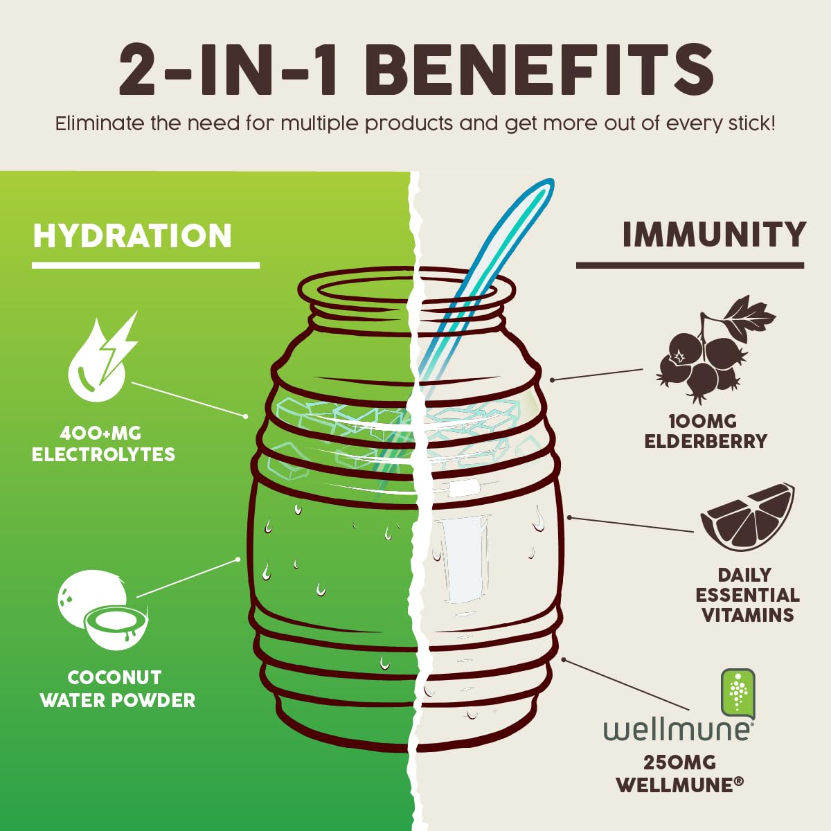 Taste Salud elderberry ingredient highlight provides antioxidants in every serving.