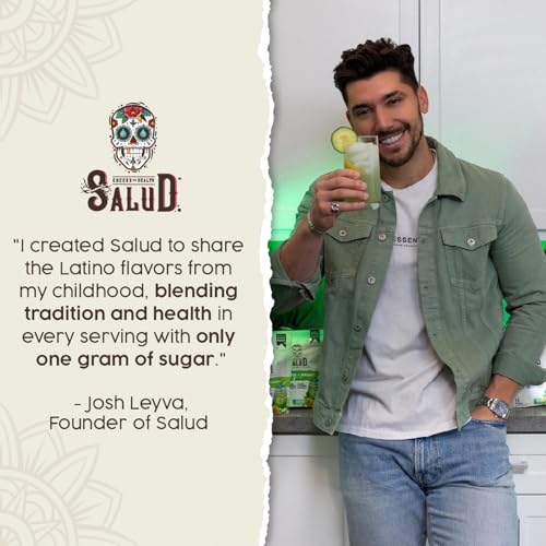 Taste Salud vegan-friendly hydration mix, dairy-free and gluten-free for versatility.