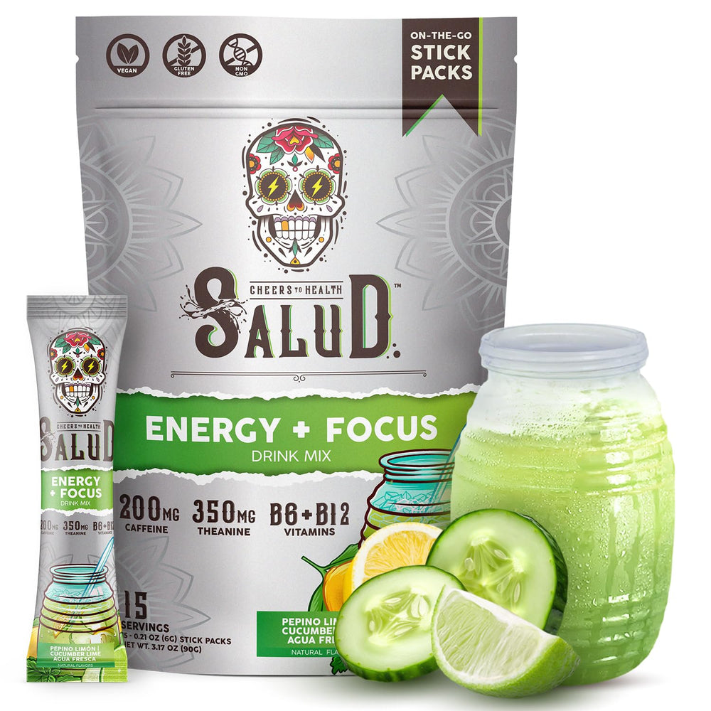 Taste Salud energy-focus stick packs ready for on-the-go vitality