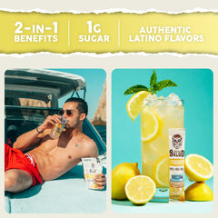 Taste Salud immunity electrolyte powder with elderberry ready to mix for daily support.