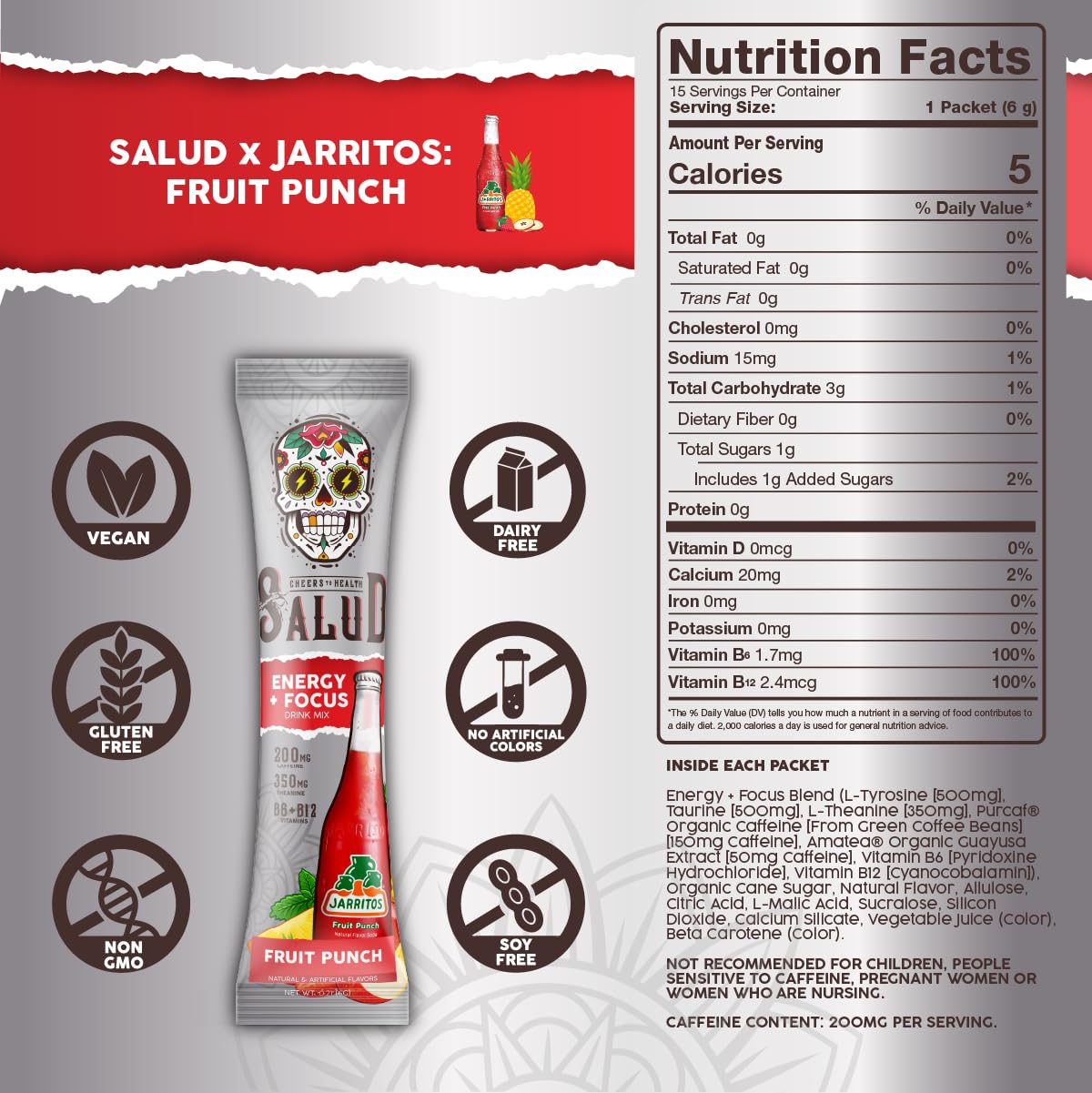 Taste Salud Jarritos organic caffeine sources emphasize clean, balanced energy.