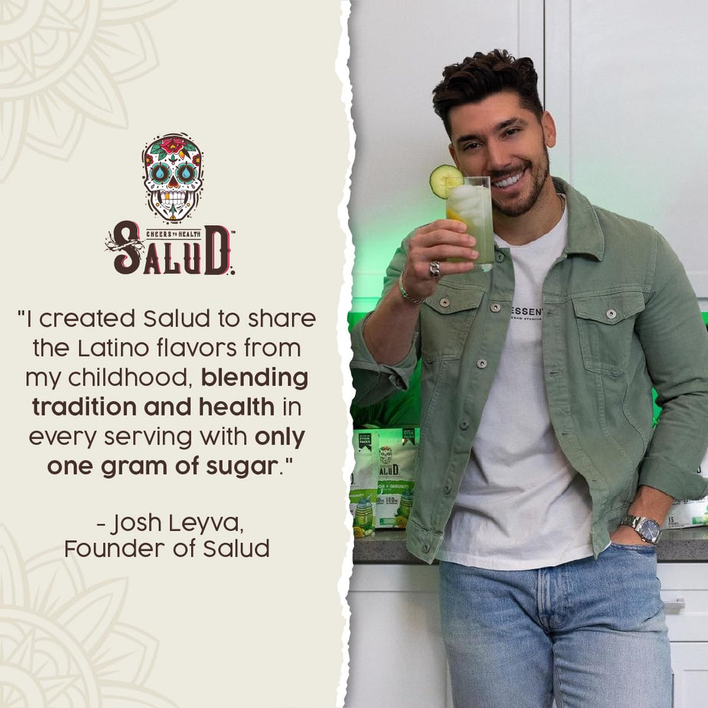Taste Salud low-sugar formula with 1g sugar and 10 calories per serving.