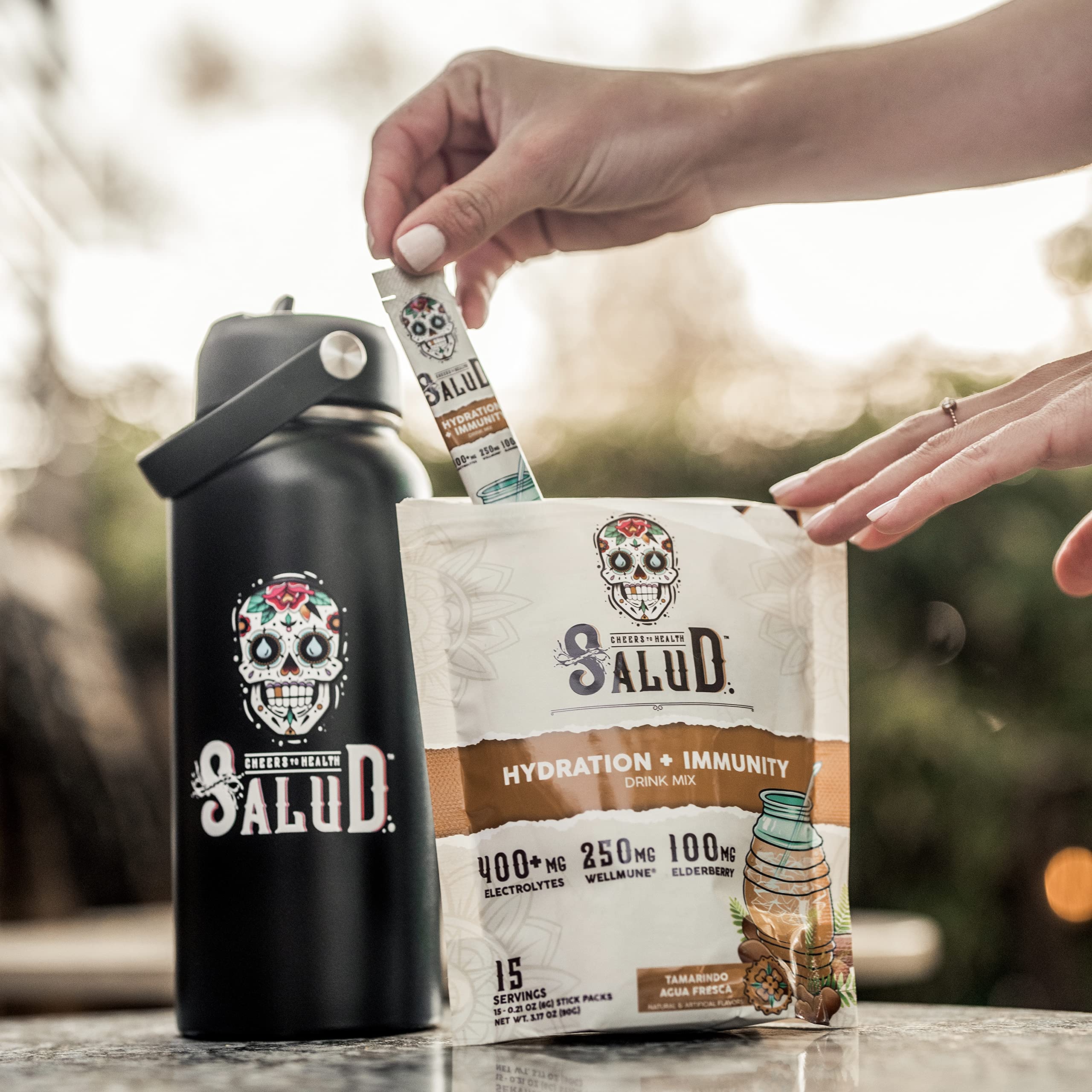 Taste Salud non-GMO gluten-free vegan mix supports clean hydration
