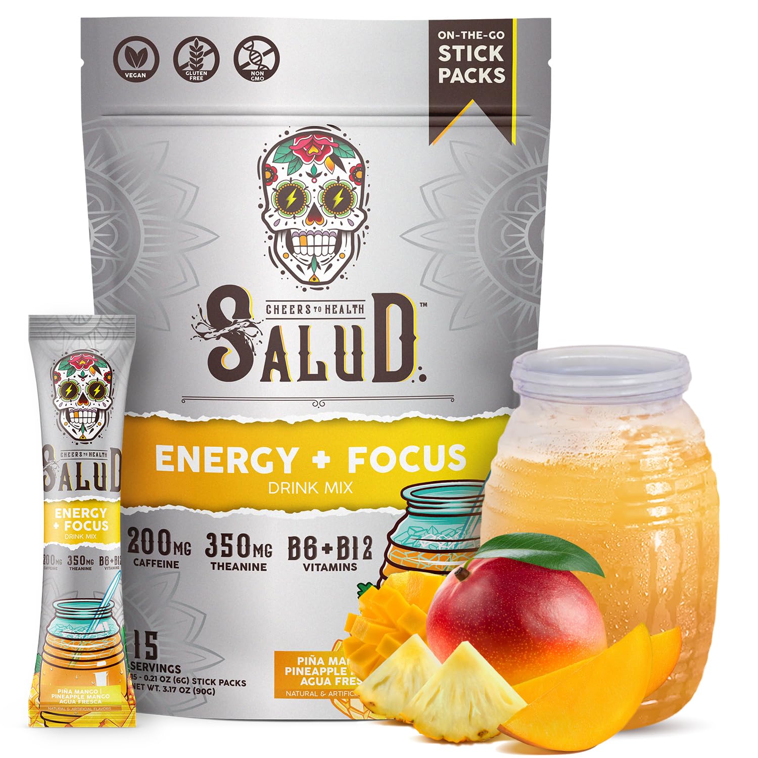 Taste Salud pineapple-mango packets deliver portable energy and focus.