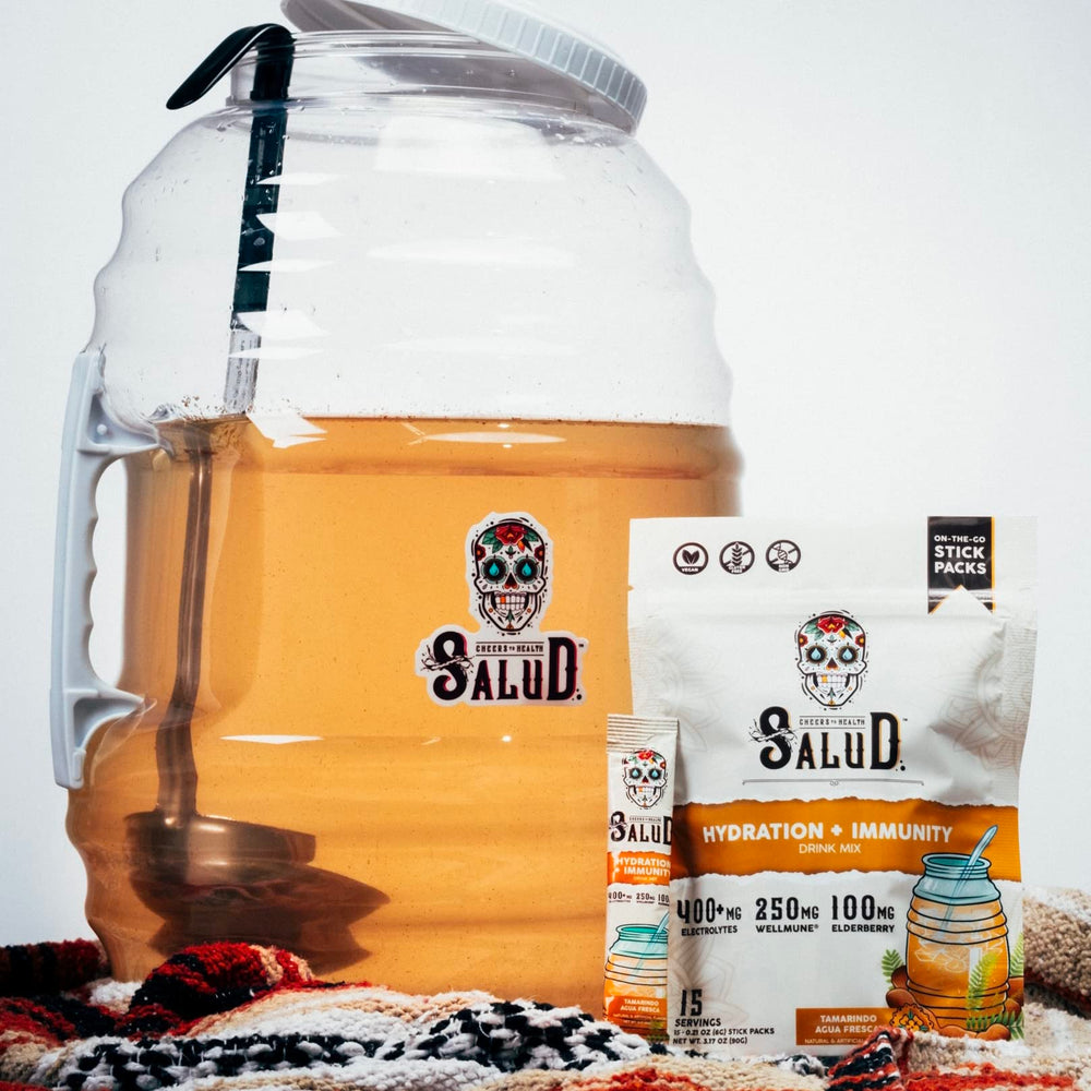 Taste Salud portable stick packs make hydration easy on the go