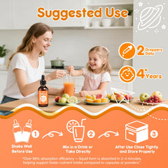 Tatavonix 14-in-1 label highlights kid-friendly, alcohol-free formula.