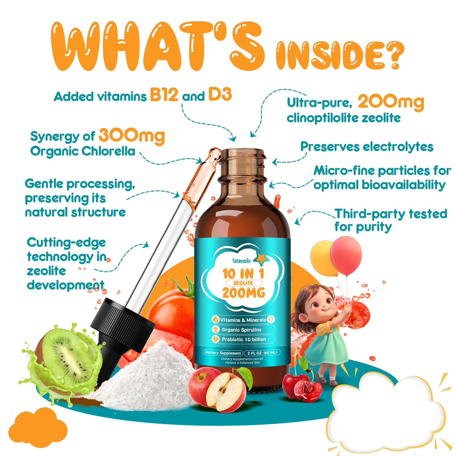 Tatavonix vegan and gluten-free label indicating safe ingredients.