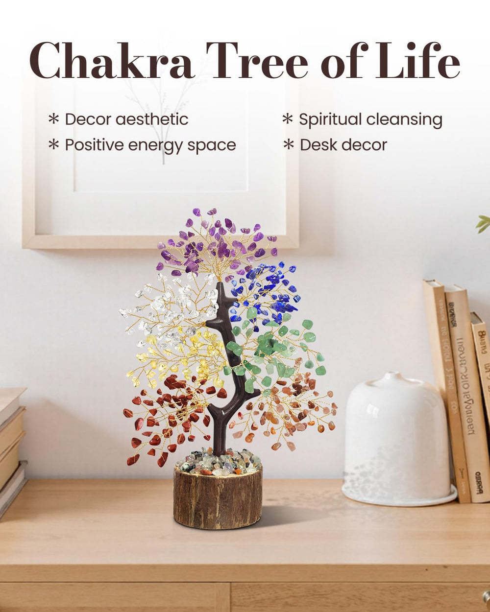 TATOODAA Crystal Tree of Life adds calm energy to living room decor