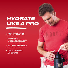 TB12 Electrolytes Fruit Punch stickpack opened for quick mix.