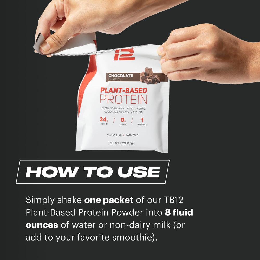 TB12 Plant Based Protein net carb count 1 for keto options.
