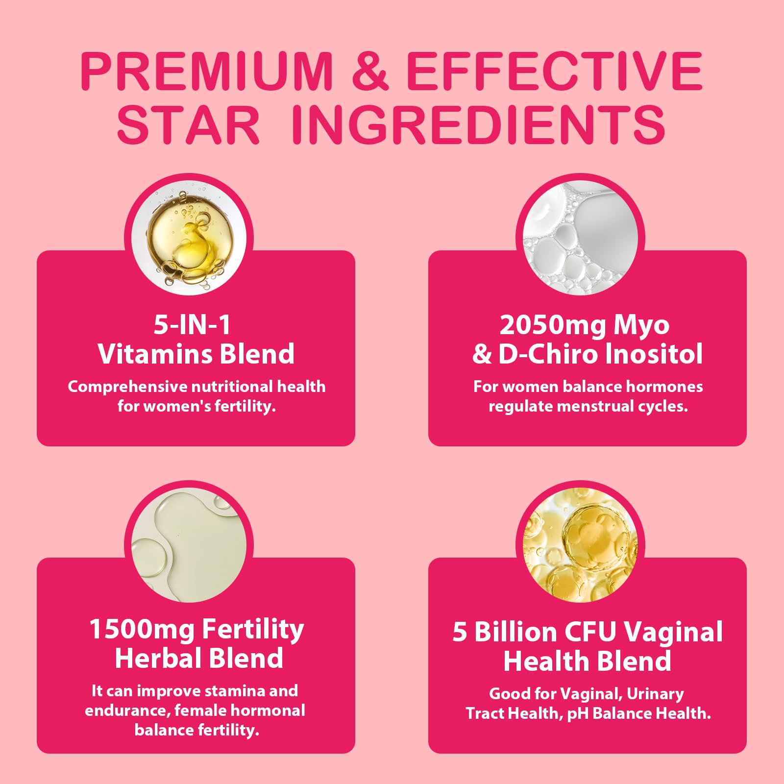 Tbivfller fertility gummies herbs blend with maca and vitex supports hormonal rhythm