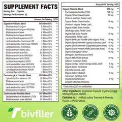 Tbivfller probiotics capsules closeup shows convenient, one-daily wellness for gut balance.
