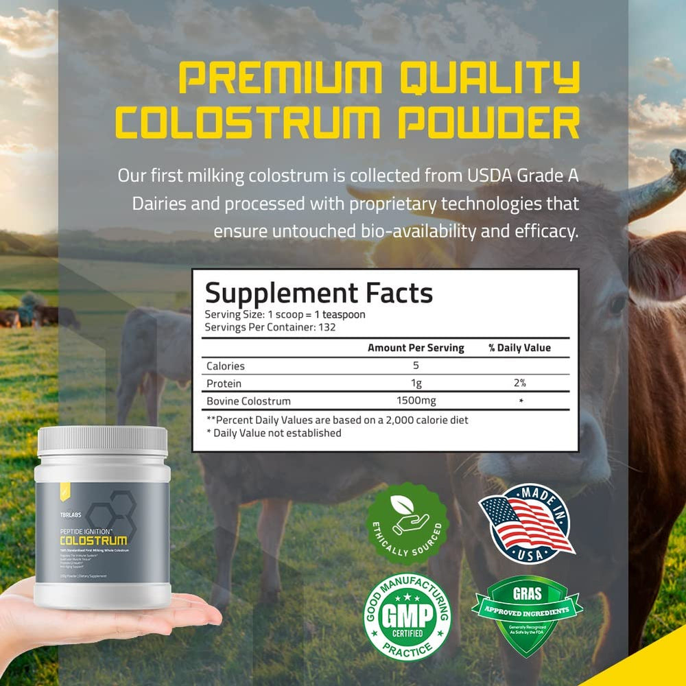 Scoop beside bottle suggests gut health and balanced daily nutrition.