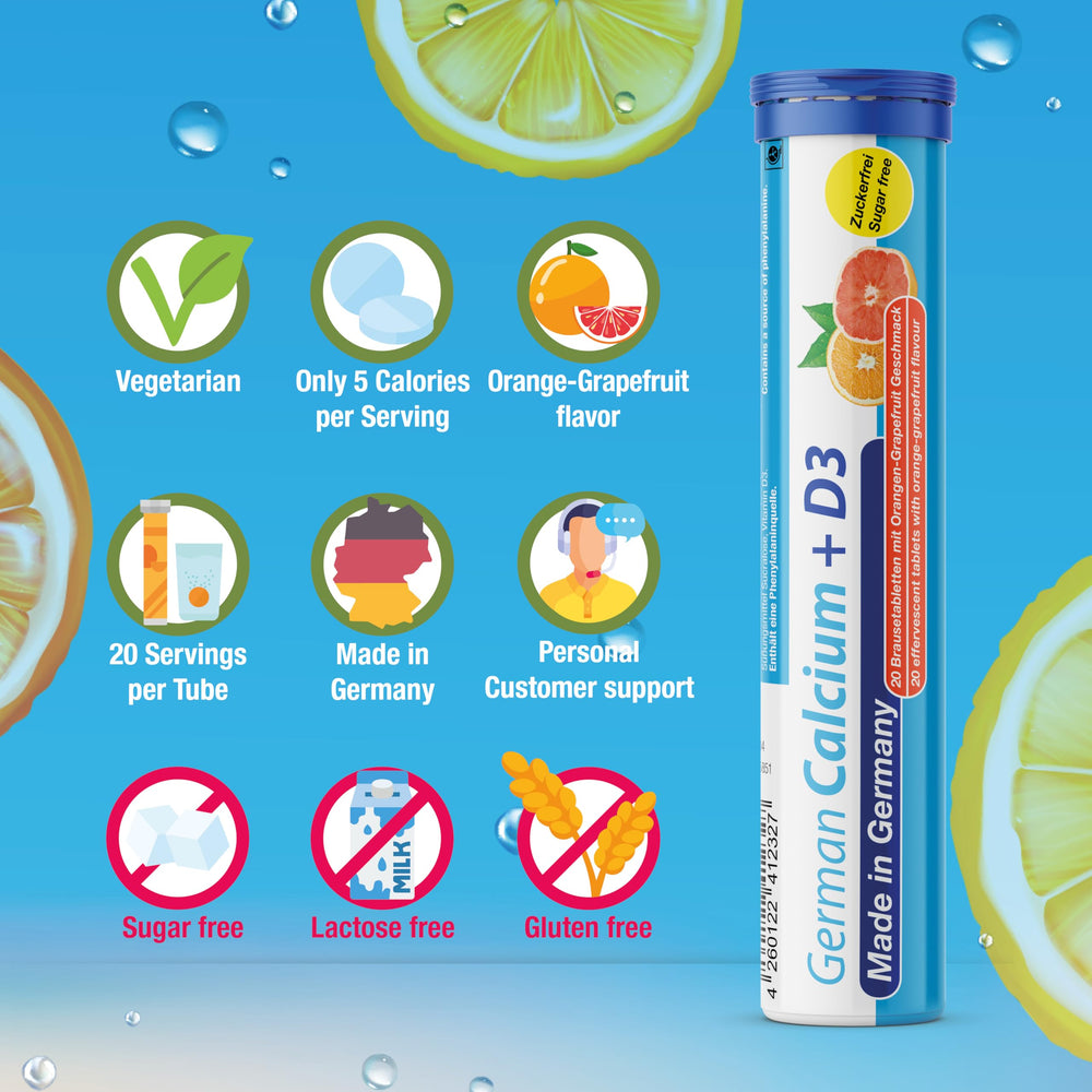 T&D German Calcium + D sugarfree drink for a light daily option