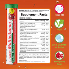 T&D German Multivitamin Minerals seven-tube packaging showing 140 servings