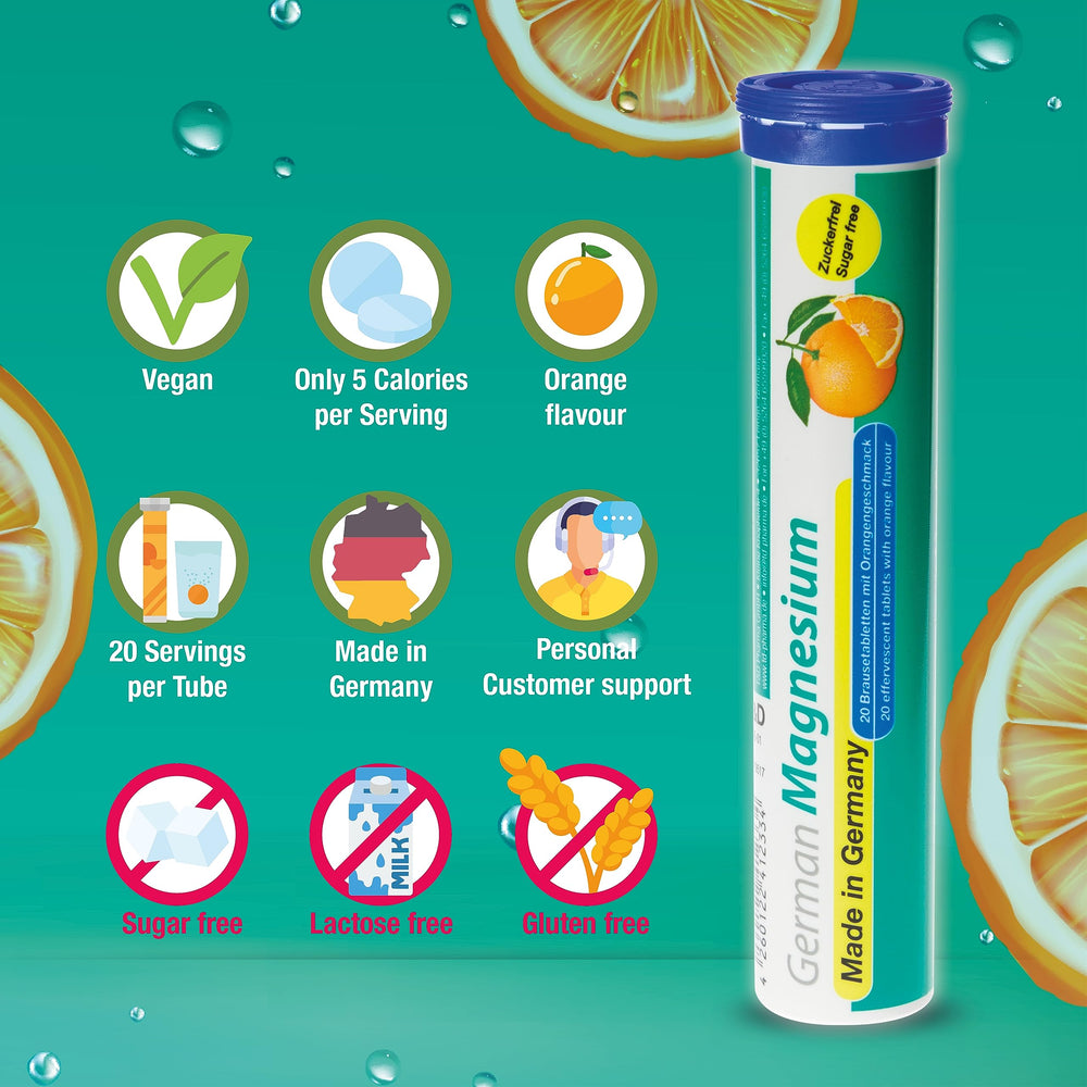 Each TD Pharma serving delivers 200 mg magnesium for daily use.