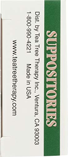 Tea Tree Therapy suppositories pictured for discreet daily routine