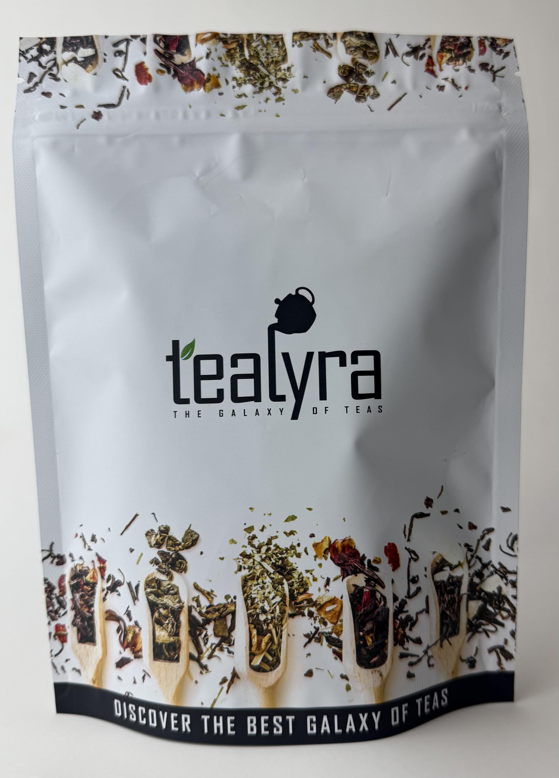 Tealyra Blood Cleanser Tea on kitchen counter ready to brew your tea ritual.