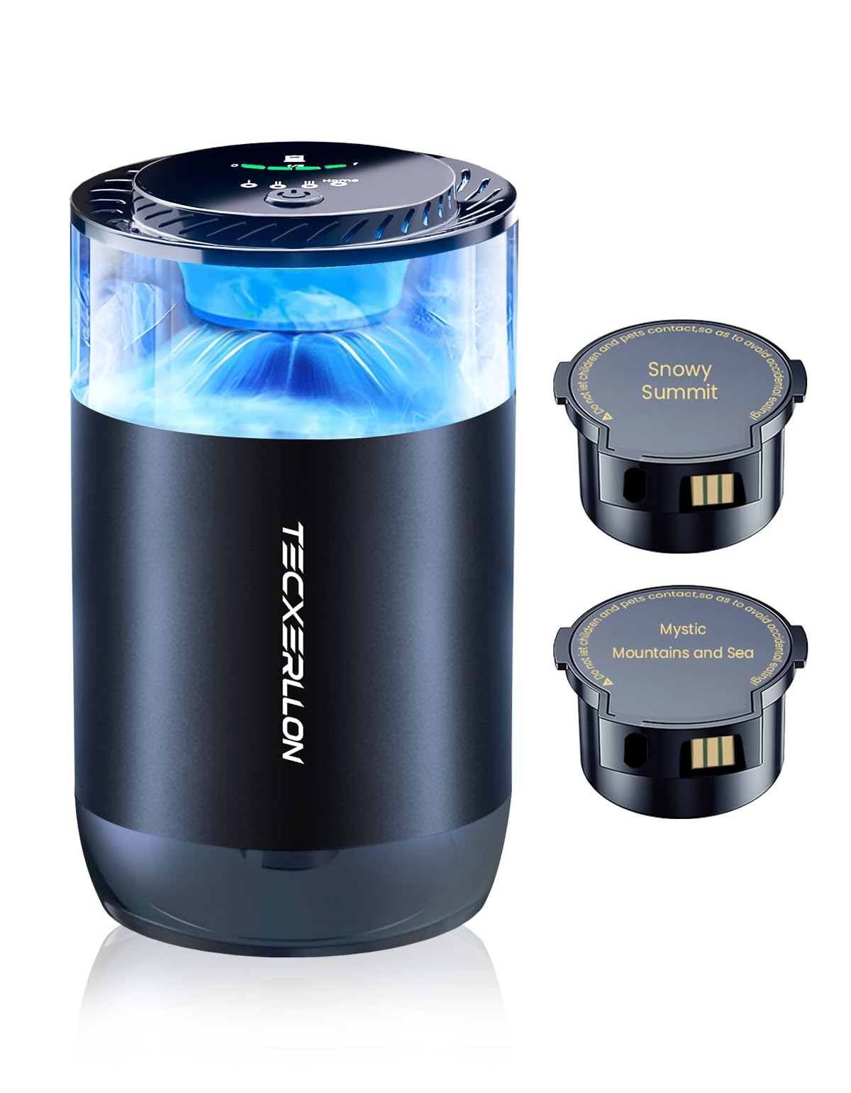 TECXERLLON car diffuser sprays for a refreshed cabin aroma on the go.