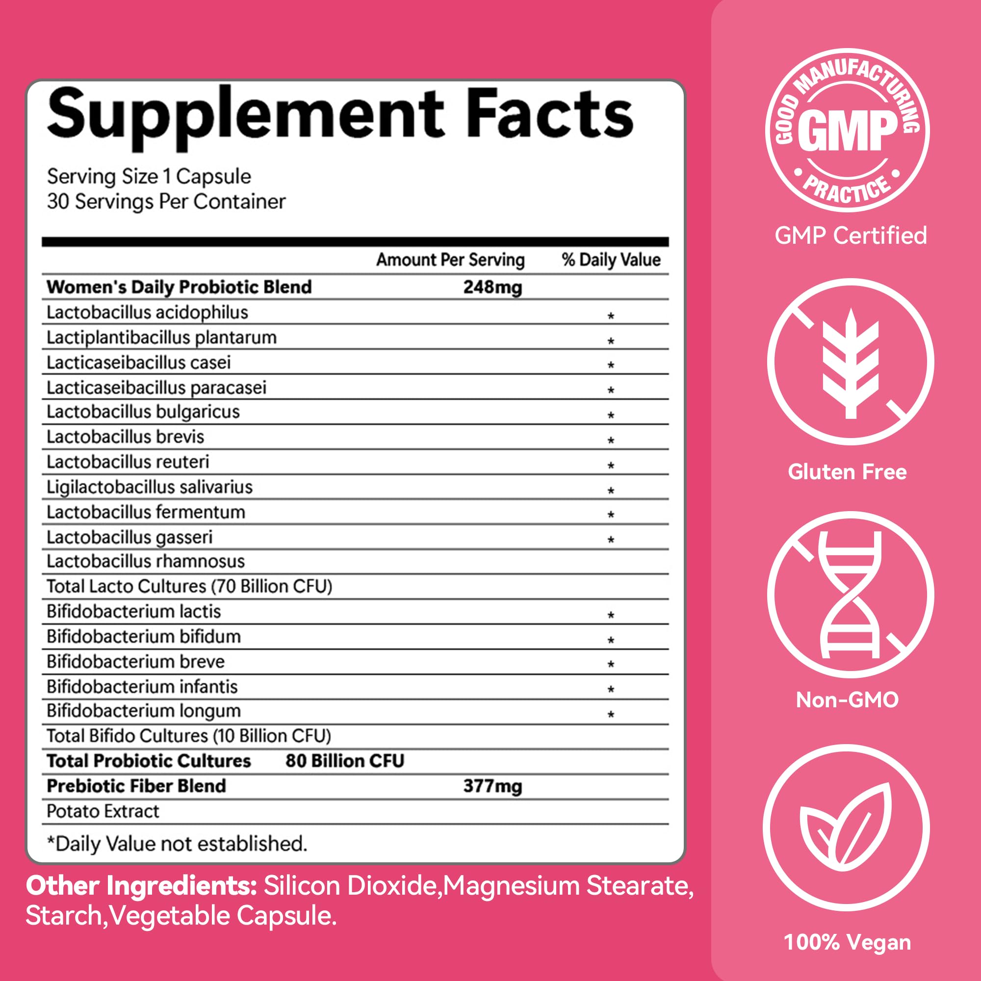 Teelne probiotic capsules for vegan daily digestion support.