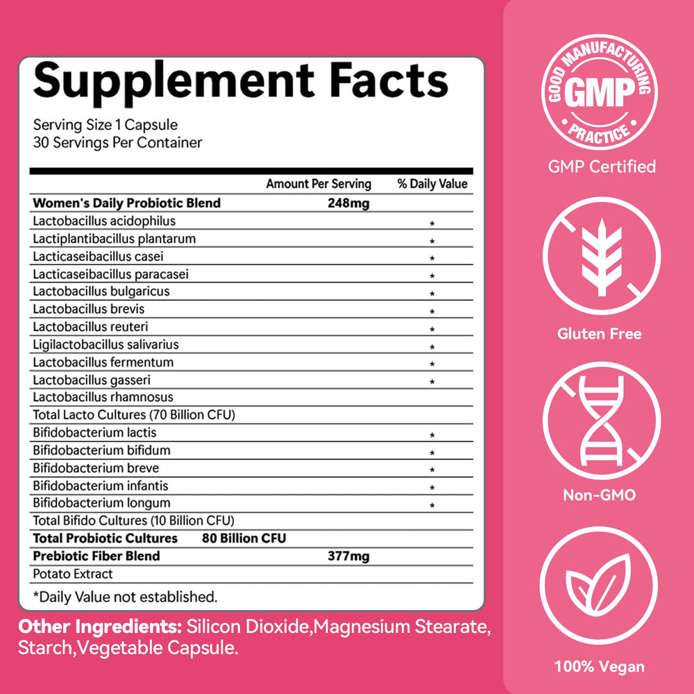 Teelne probiotic capsules for vegan daily digestion support.