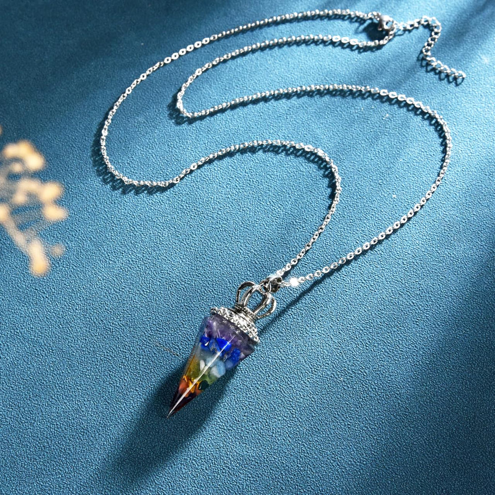 Tegembur chakra pendant aligns sacral chakra to enhance focus.