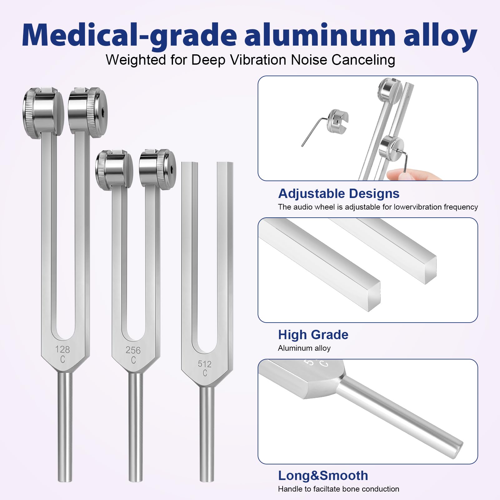 TEKGERLU 512Hz tuning fork supports grounding during meditation and mindful work.
