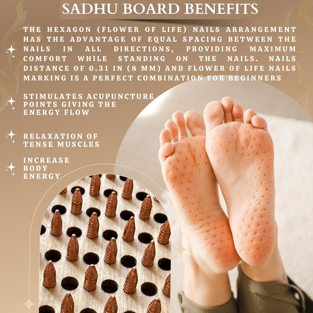 TENGRY Sadhu Board birch base improves stability during sessions