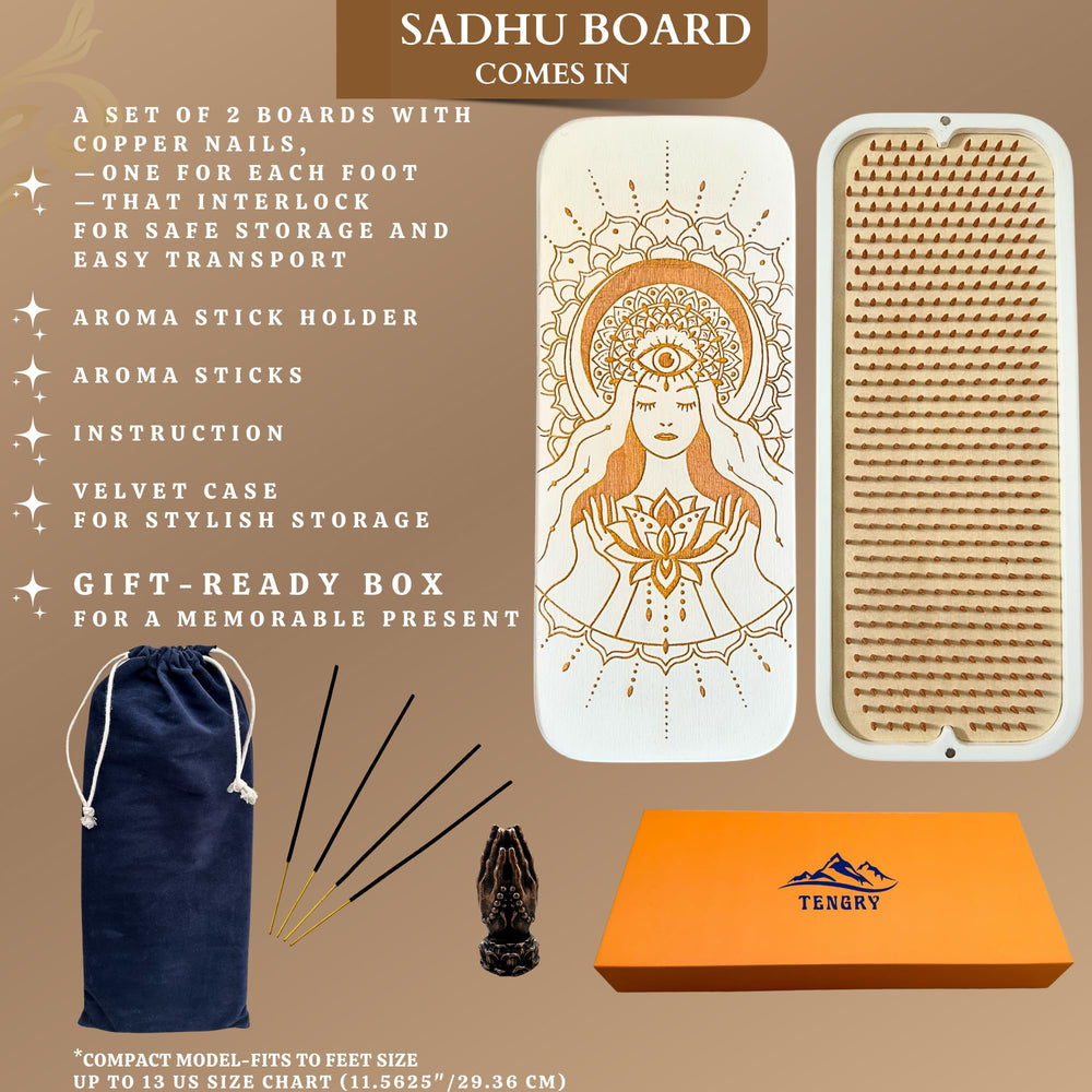 TENGRY Sadhu Board lightweight portable design for home or travel