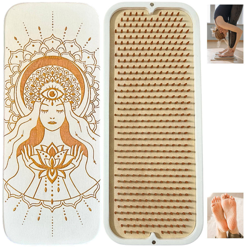 TENGRY Sadhu Board with copper nails for grounded standing-on-nails practice