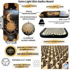 TENGRY Sadhu Board is lightweight and portable for practice anywhere.
