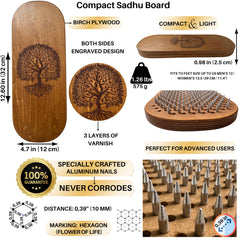 TENGRY Sadhu Board wooden base texture showing Birch plywood for calm practice